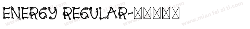 Energy Regular字体转换